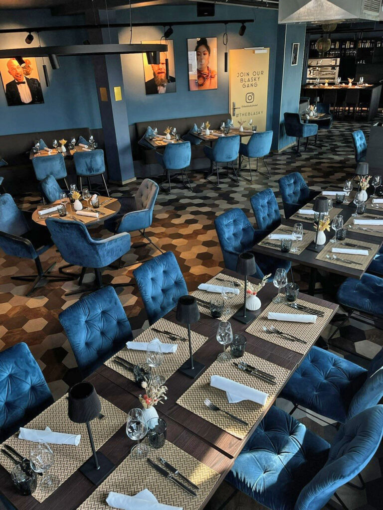 Innenansicht vom Restaurant Blasky