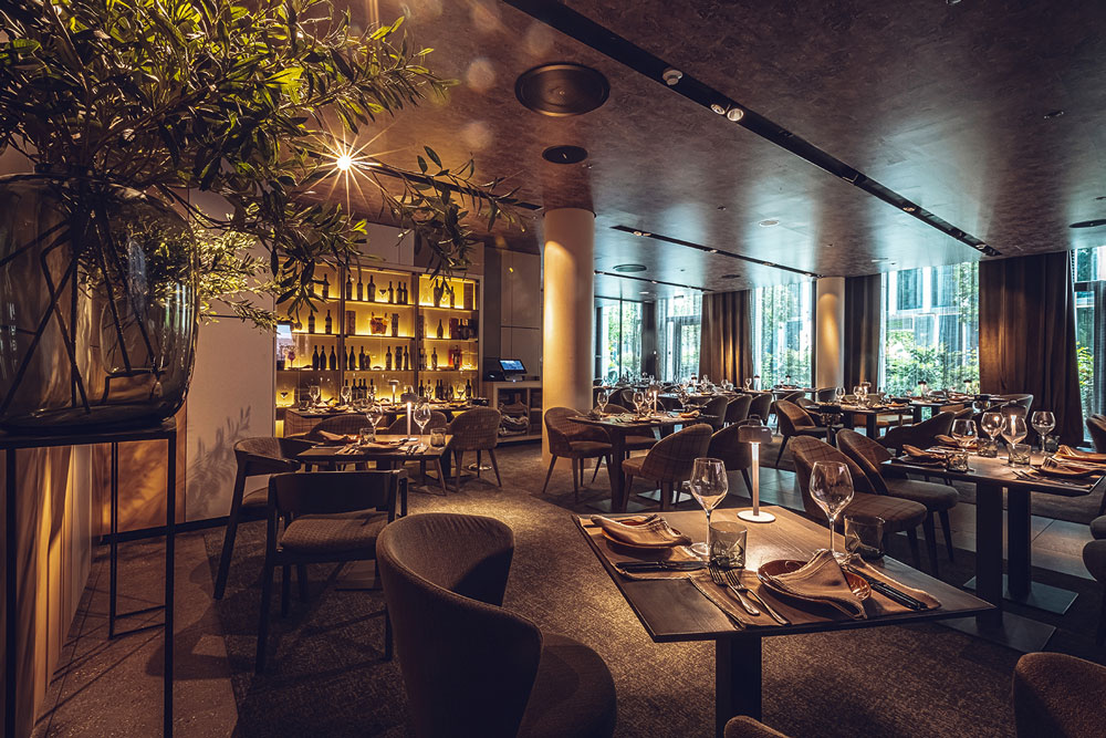 Innenansicht vom Restaurant Via Monte Napoleone